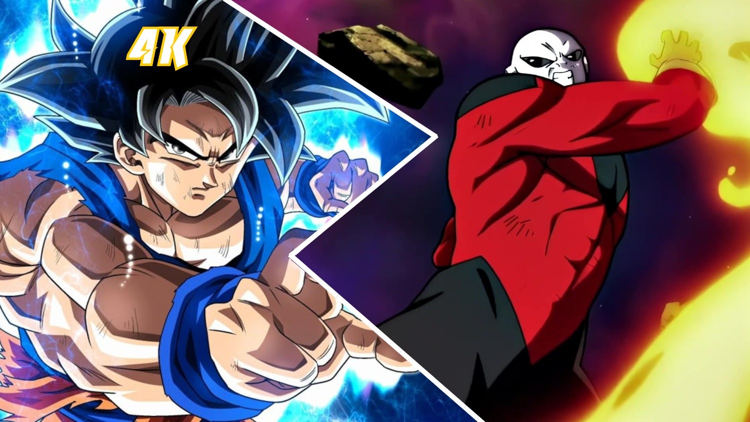 Goku Ultra Instinct vs Jiren 4K Twixtor