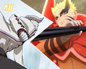 Baryon Naruto vs Isshiki Fight Clip