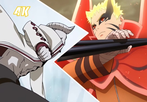 Baryon Naruto vs Isshiki Fight Clip