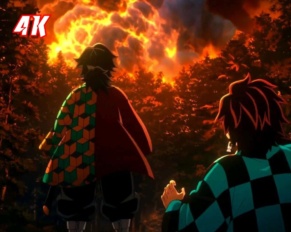 Demon Slayer Explosion Twixtor 4K