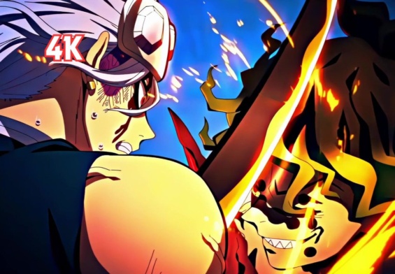 Tengen vs Gyutaro Twixtor