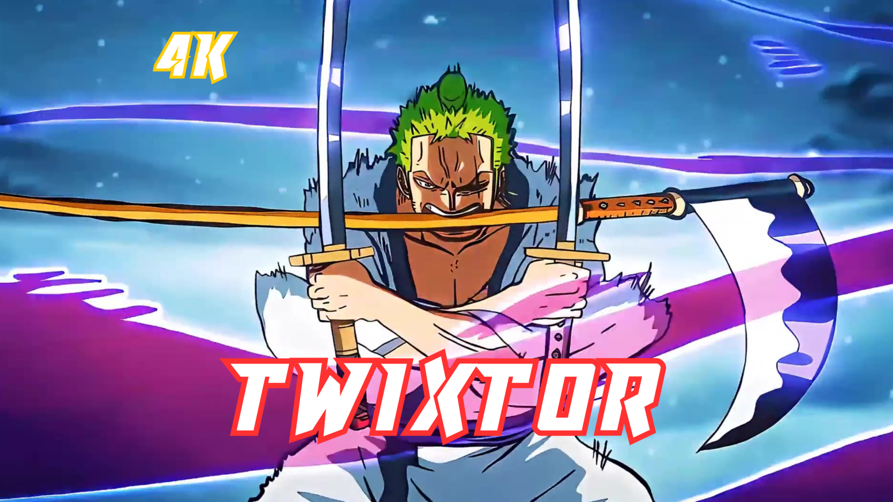 Roronoa Zoro Twixtor 4K