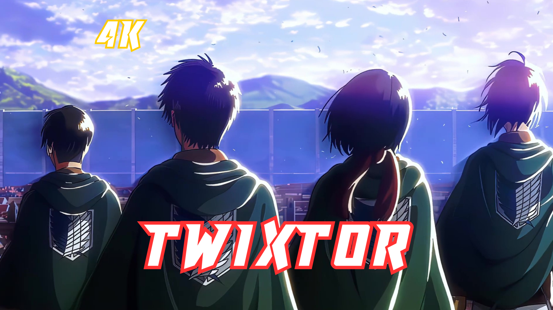 Attack On Titan 4K Twixtor
