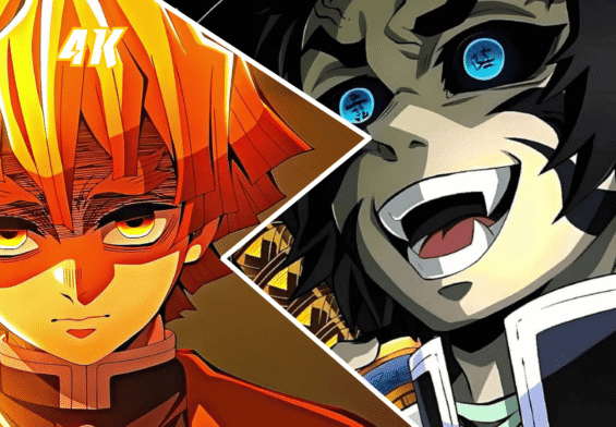 Zenitsu vs Kaigaku 4k Twixtor