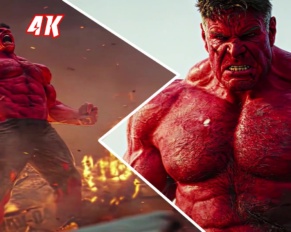 Red Hulk 4K Twixtor