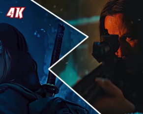 Ballerina Meets John Wick Clip