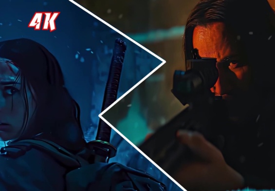 Ballerina Meets John Wick Clip