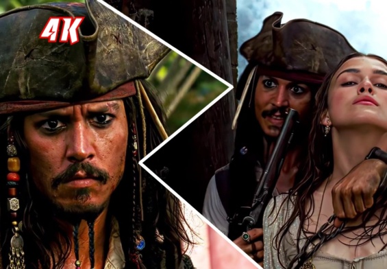 Jack Sparrow and Elizabeth Drunk scene | Pirates Of The Carribean