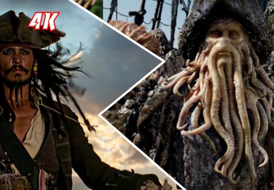 Davy Jones Scene Clip | Pirates Of The Carribean