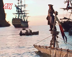 Jack Sparrow Entrance Scene 4K Clip | Pirates of the Caribbean