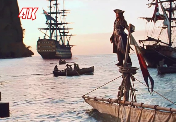 Jack Sparrow Entrance Scene 4K Clip | Pirates of the Caribbean