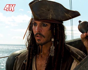 Jack Sparrow 4K Twixtor | Pirates Of The Carribean