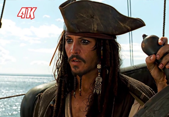 Jack Sparrow 4K Twixtor | Pirates Of The Carribean