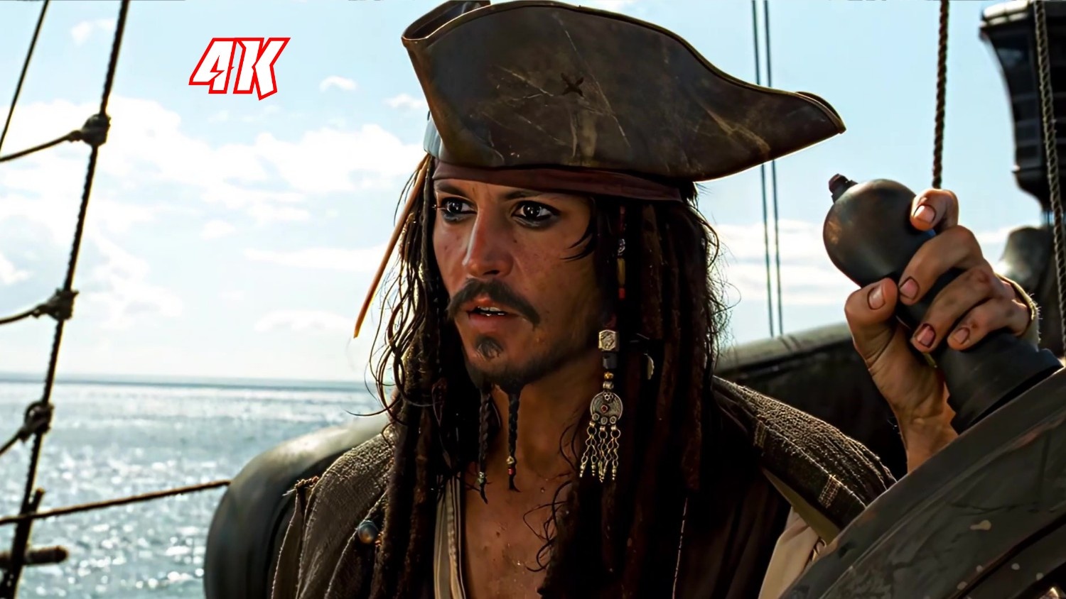 Jack Sparrow 4K Twixtor | Pirates Of The Carribean
