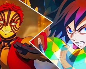 Tanjiro And Giyu vs Akaza Teaser Twixtor 4K