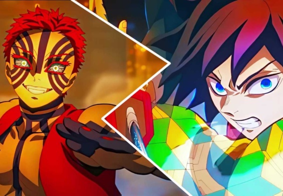 Tanjiro And Giyu vs Akaza Teaser Twixtor 4K