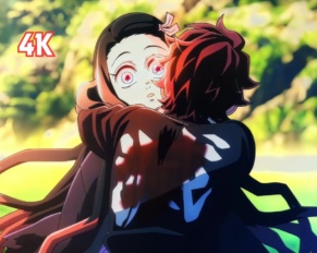 Nezuko vs Tanjiro 4K Twixtor | Demon Slayer