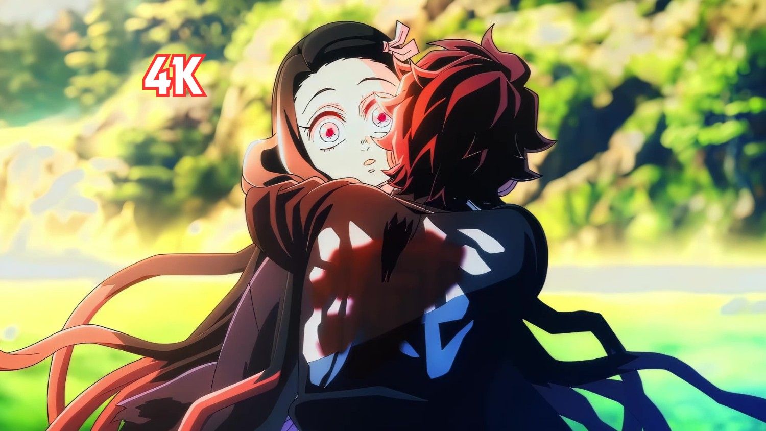 Nezuko vs Tanjiro 4K Twixtor | Demon Slayer