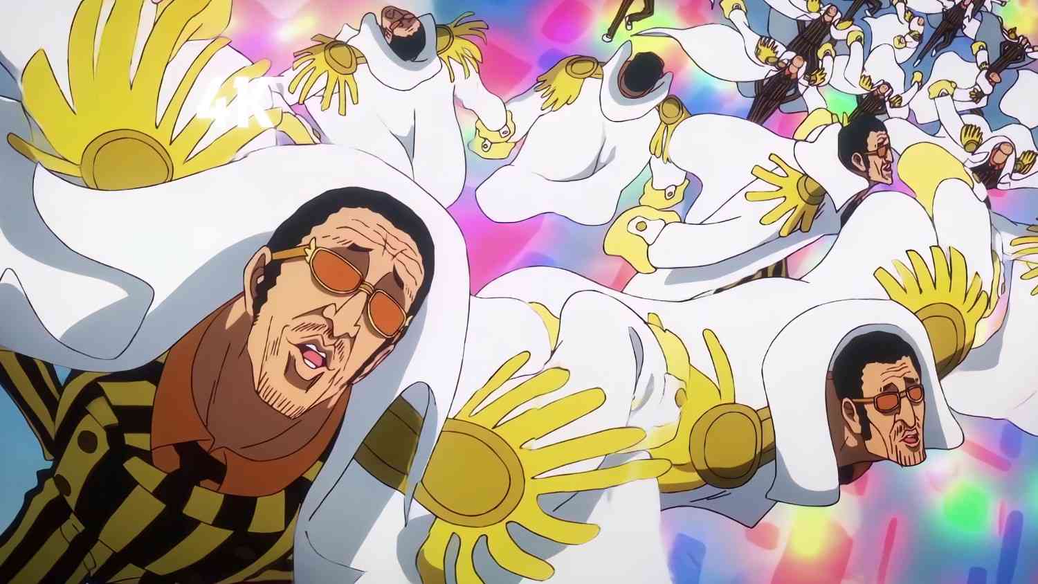 Luffy Gear 5 vs Kizaru