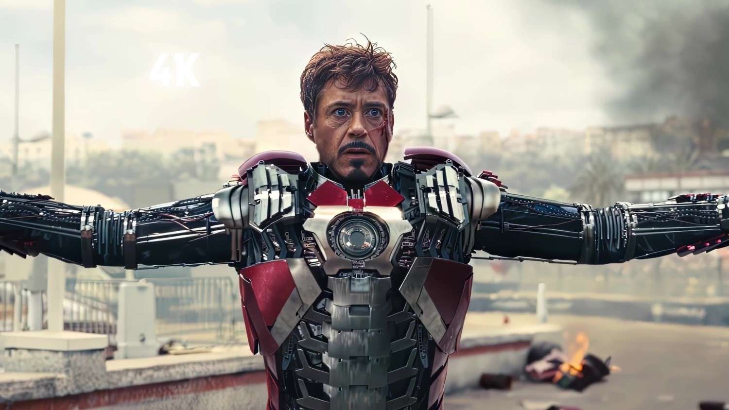 Iron Man Suit Twixtor 4K | CC With NO CC