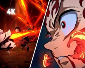 Tanjiro vs Rui 8K Clip | Demon Slayer