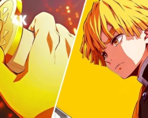 Zenitsu Falling 4k Twixtor