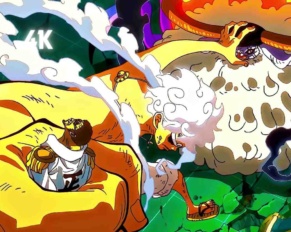 Luffy Gear 5 Stops Saturn And Kizaru Twixtor 8K