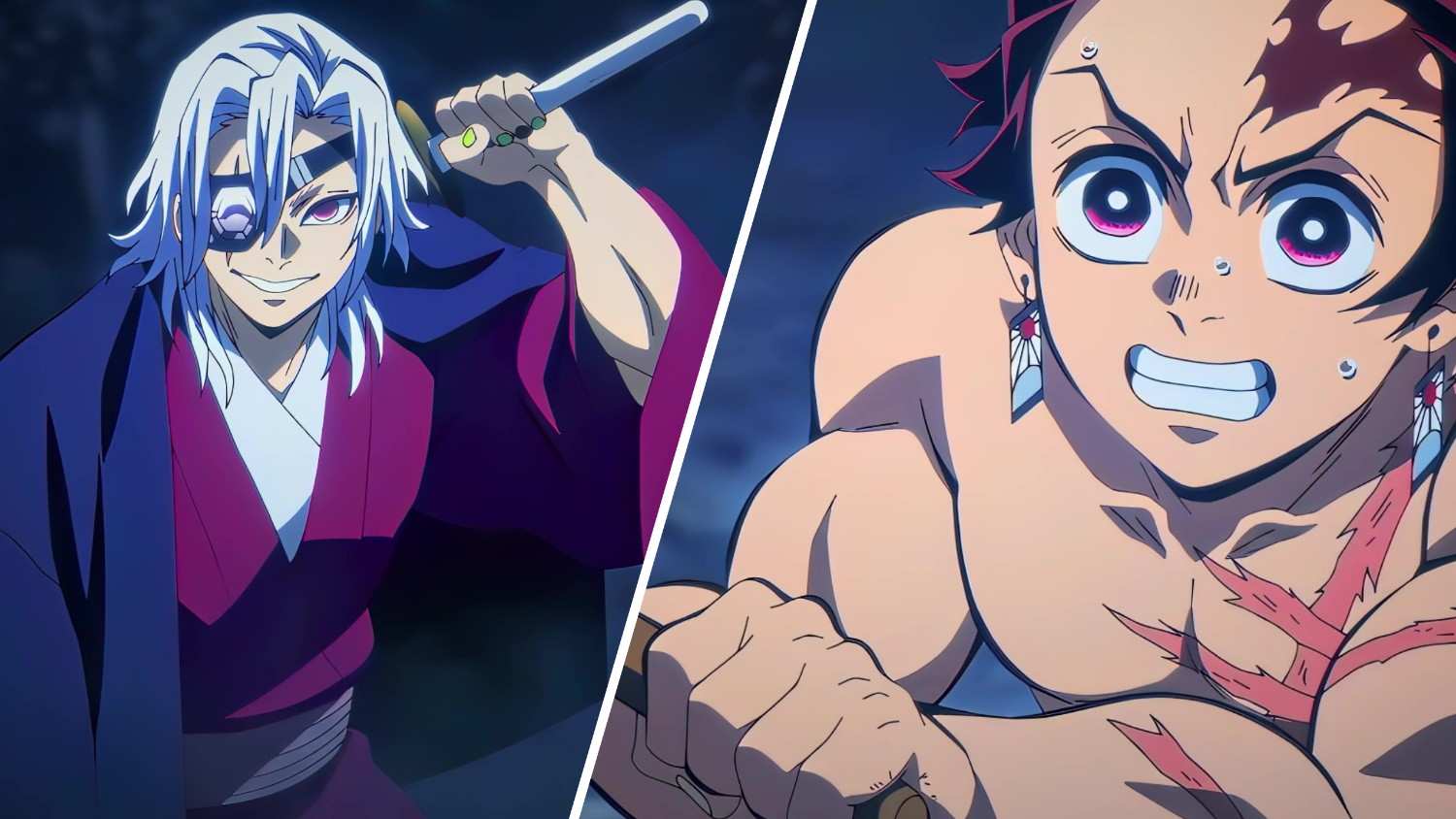 Tengen vs Tanjiro Clip 4K | Demon Slayer