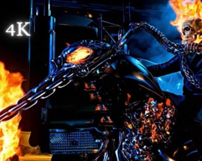 Ghost Rider 4K Twixtor