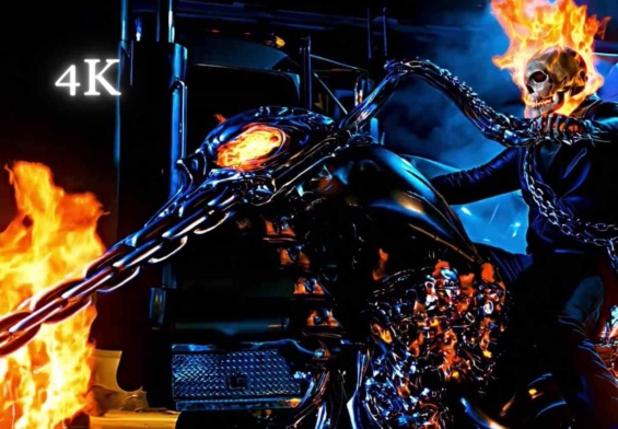 Ghost Rider 4K Twixtor