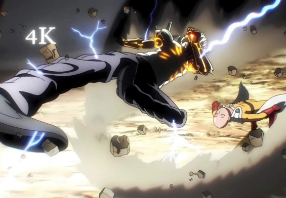 Genos vs Saitama 4K Clip