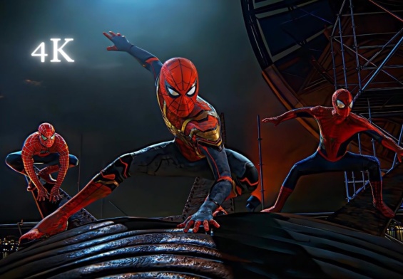 Spider Man Trio 4K Scenepack