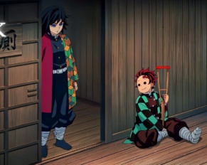 Tomioka vs Tanjiro 4K Clip