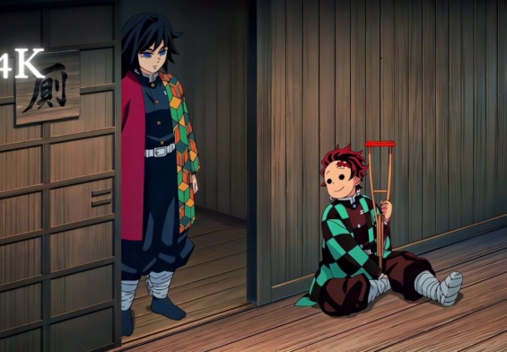 Tomioka vs Tanjiro 4K Clip