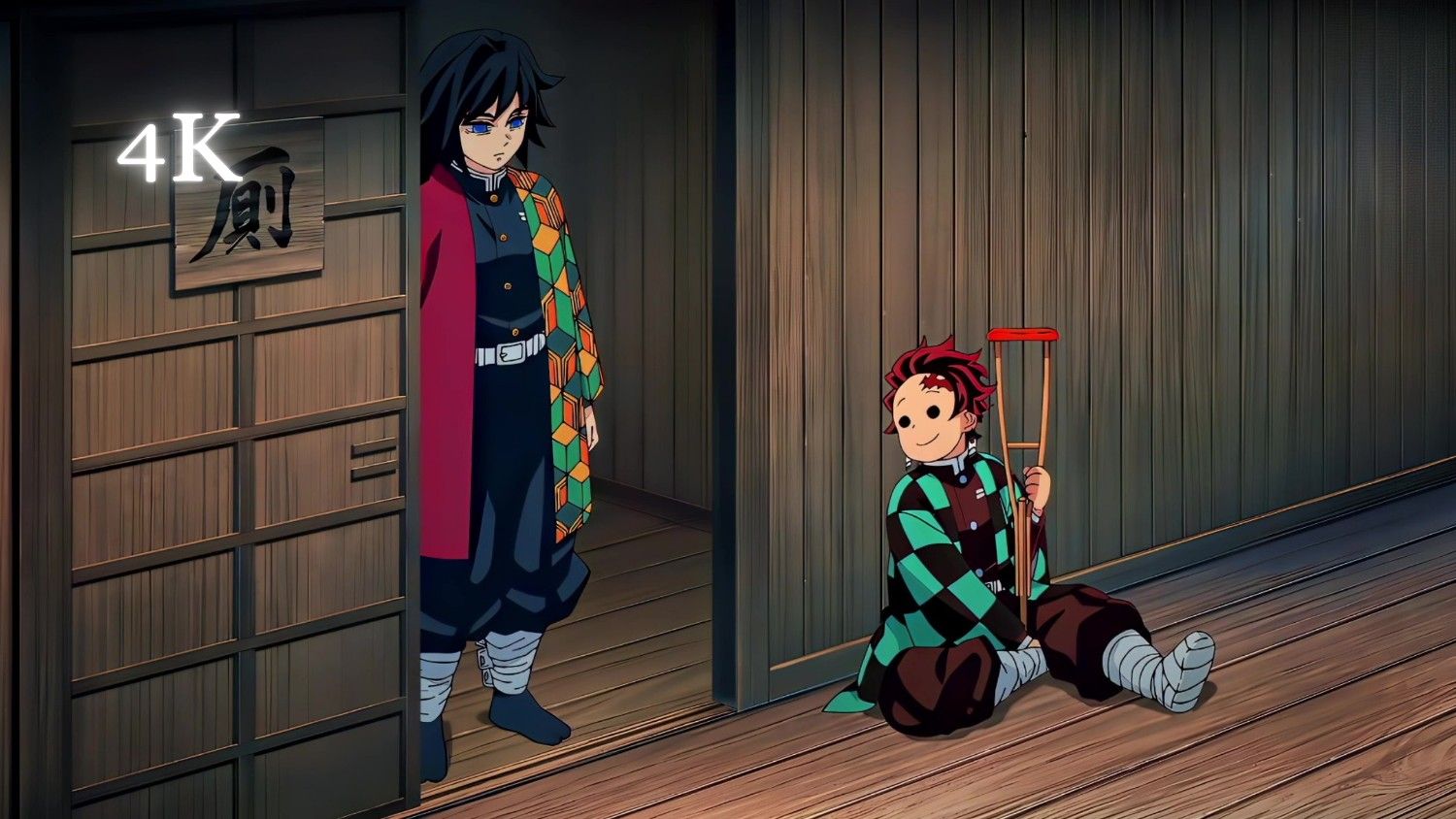 Tomioka vs Tanjiro 4K Clip