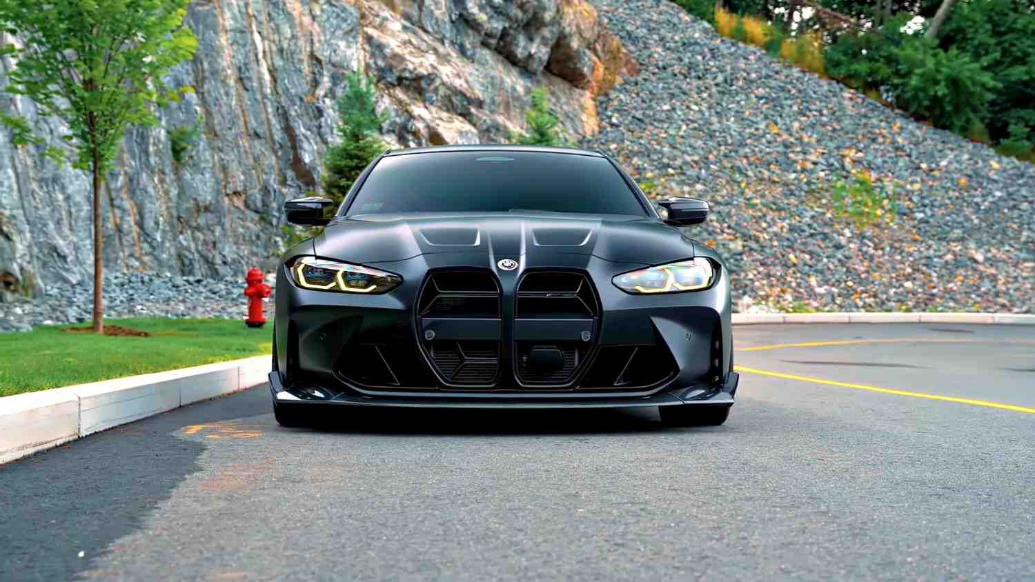 BMW M4 Black 4K Scenepack | Car Clips