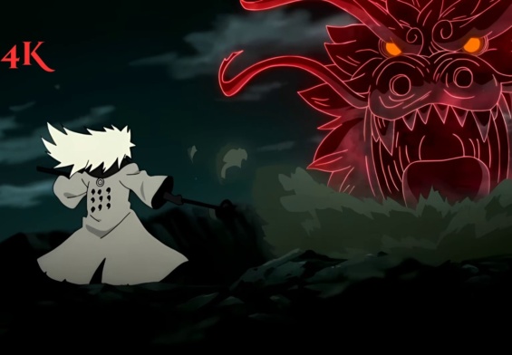 Guy vs Madara 4K Clip | Naruto Shippuden