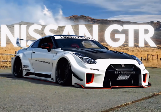 NISSAN GTR R35 WHITE 4K Scenepack | Car Clips