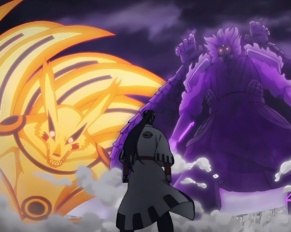 Naruto and Sasuke vs Jigen 4K Clip