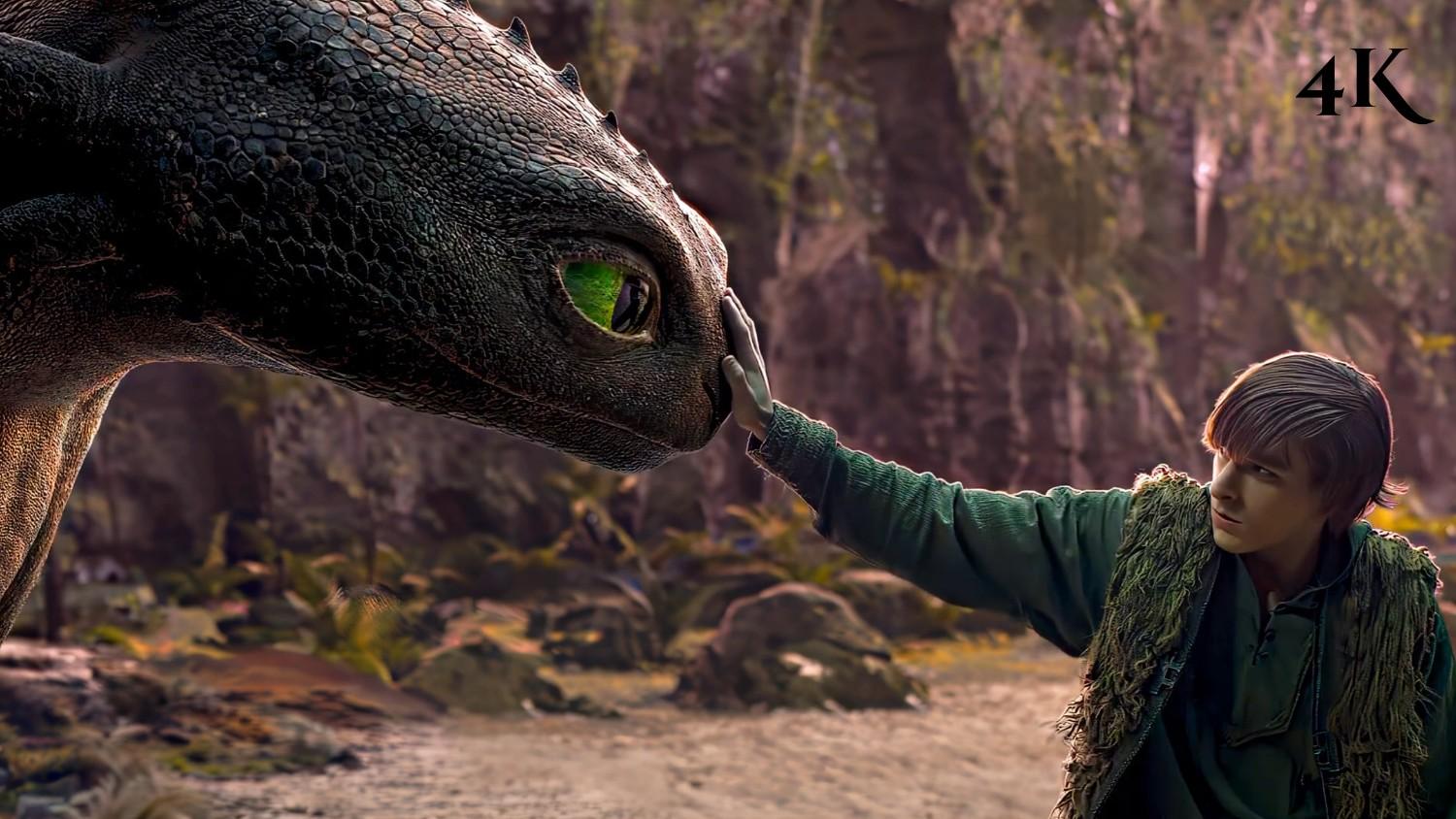 How To Train Your Dragon Trailer Scene Pack 4K